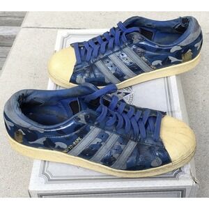 A Bathing Ape Bape Undefeated Adidas Camo Low Top Superstar